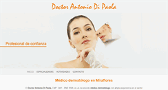 Desktop Screenshot of doctorantoniodipaola.com